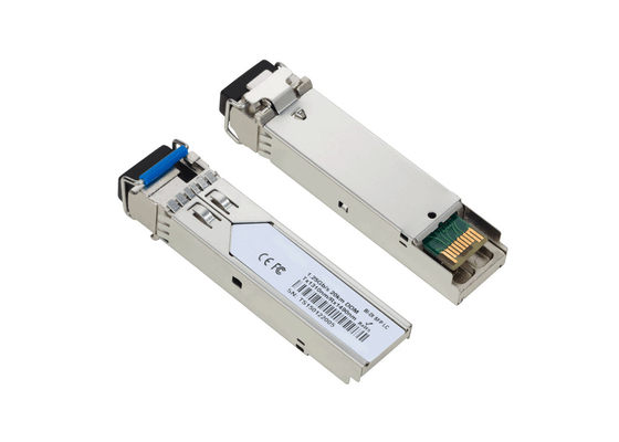 1.25G SFP Bidi 1310/1490nm 20KM Transceptor, 1000Base-BIDI Modulo de Fibra LC Simplex de Modo Único para las Redes Juniper