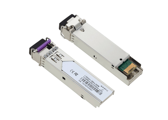 1000BASE-BX-U BiDi SFP módulo de transceptor óptico compatible con Cisco 1490nm-TX/1310nm-RX 20km DOM Simplex LC
