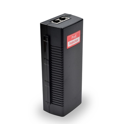 10/100/1000Mbps 30W IEEE802.3af/at PoE inyector para soluciones de cámaras IP