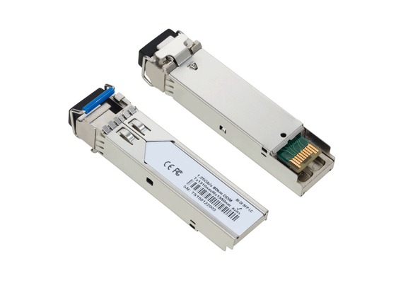 SFP 1000BASE-BX-U BiDi 1490nm-TX/1550nm-RX 80km DOM Simplex LC/UPC SMF módulo de transceptor óptico