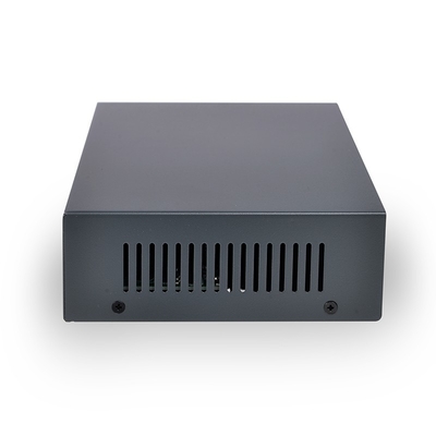 2 x 10/100Mbps y 4 x 10/100Mbps conmutador POE 250M IEEE802 3af a una potencia de 48V 65W