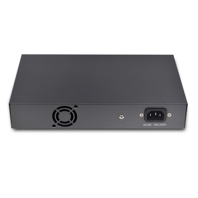 8 puertos Gigabit PoE Switch 30W por puerto, 150W megabit + gigabit uplink 8+1+1SFP POE switch