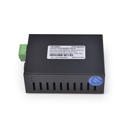 IEEE802.3bt POE Splitter Gigabit 12V 5A 60W 1500V aislamiento de alto voltaje