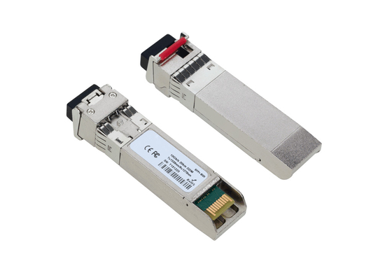 10G SFP+ Bidi Transceivers, módulo de modo único, mini gbic bidireccional (1330nm-TX /1270nm-RX), 20KM, con DDM