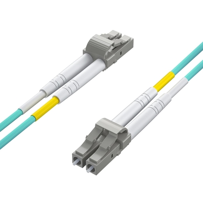 LC UPC a LC UPC PVC dúplex (OFNR) 2,0 mm Cable de parche de fibra óptica (5 metros (16 pies), OM3 50/125 Multimodo)