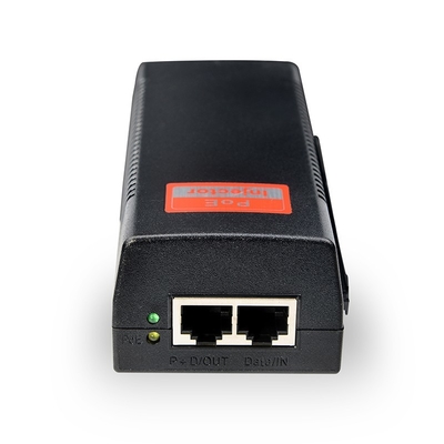 10/100/1000Mbps 30W IEEE802.3af/at PoE inyector para soluciones de cámaras IP