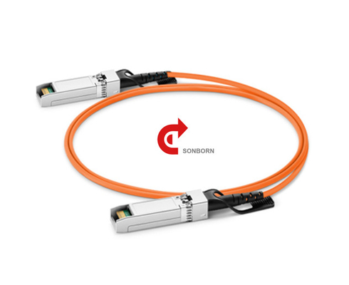 Cable óptico activo de 15 m AOC OM3 SFP+ a SFP+ 10 Gbps, Cisco SFP-10G-AOC10M Compatible